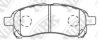 NiBK PN3850 Brake Pad Set, disc brake